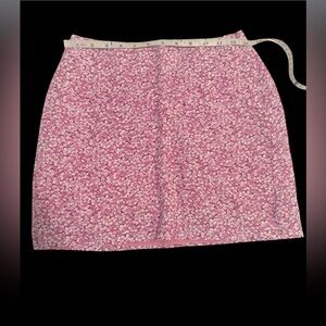 Paris atelier Floral Pink Mini Skirt